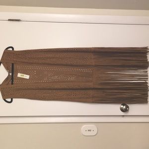 Anna & Ava fringe vest.